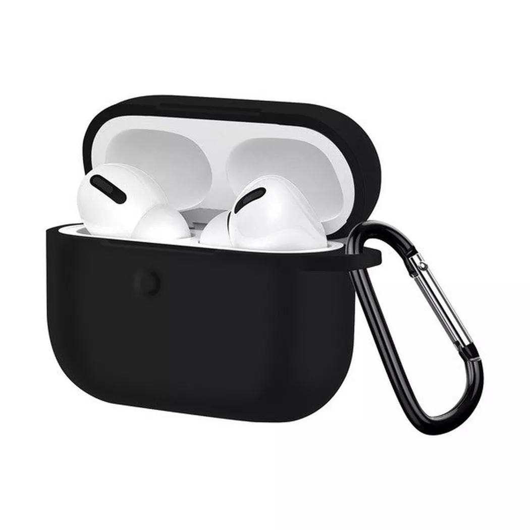 Avizar - Coque AirPods Pro et Pro 2 Silicone Noir, One Size