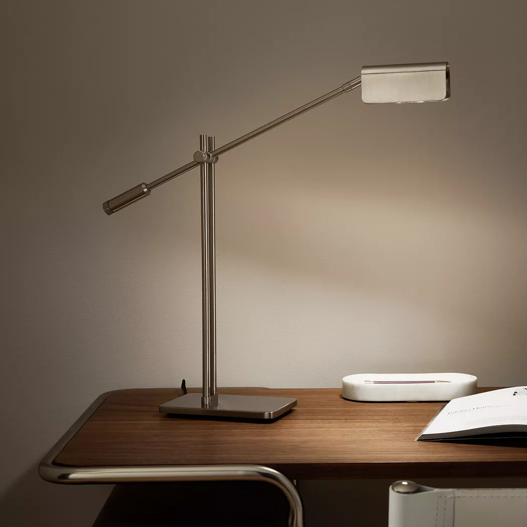 AM.PM – Tischlampe Phili mit Gelenkarm, One Size, Grau