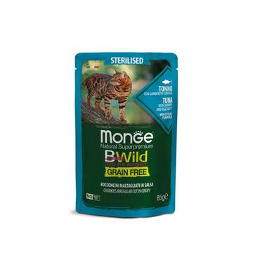 BWild per Gatti Tonno e Gamberetti Sterilizzati - Multipack