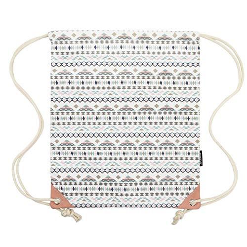Only-bags.store Sac à Cordon Unisexe en Toile Imprimé Hipster  