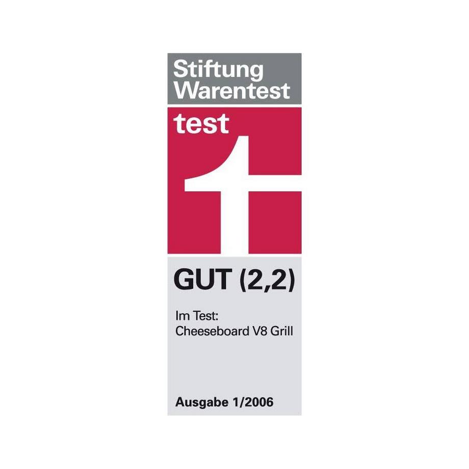 Stöckli Cheeseboard V8 Grill Raclettegrill für 8 Personen 230V  