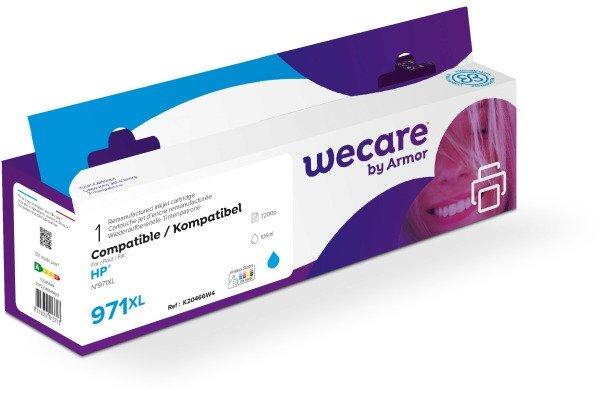 wecare  WECARE Tinte 971XL rebuilt cyan CN626AEWE zu HP OJ Pro X451 106ml 