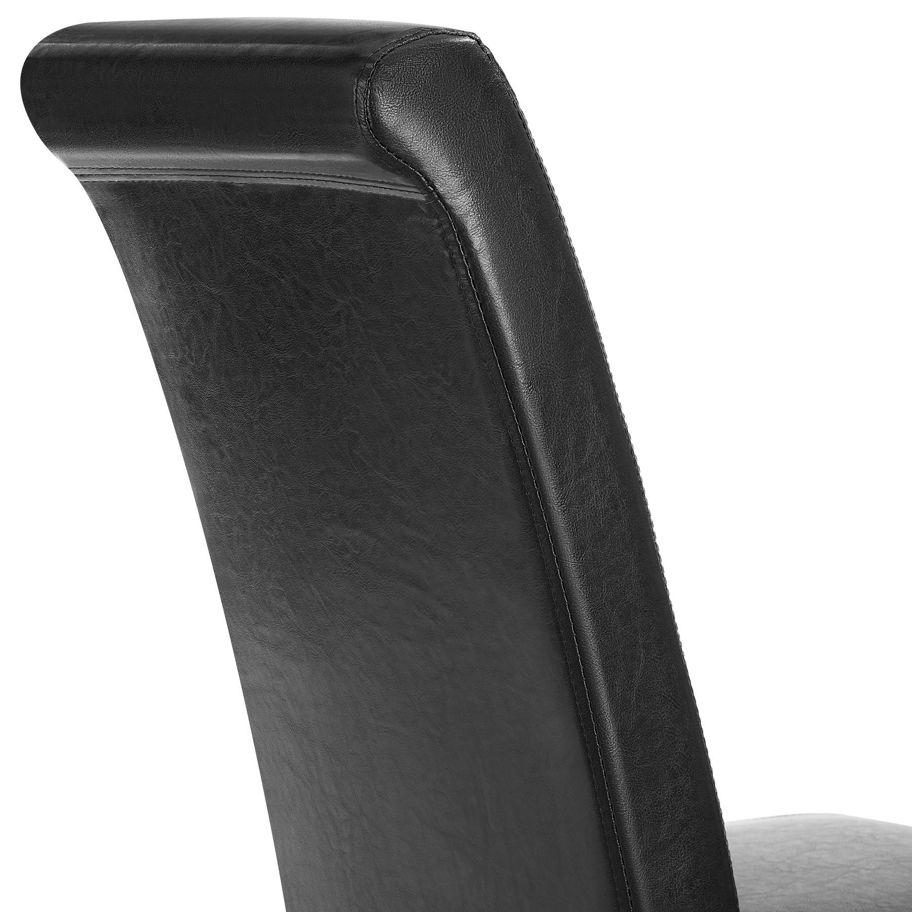 Tectake Esszimmerstuhl aus massivem Hartholz  