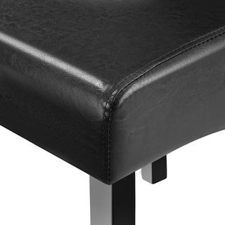 Tectake Esszimmerstuhl aus massivem Hartholz  