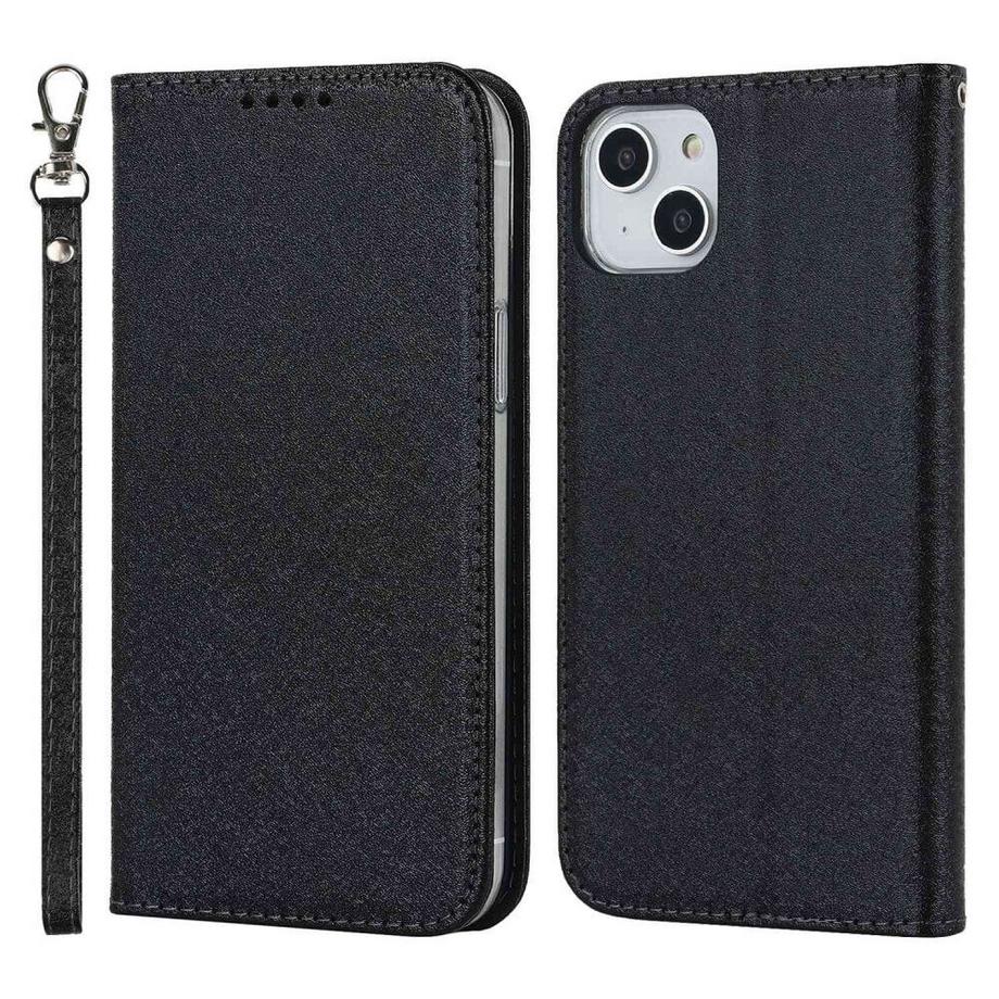 Cover-Discount  iPhone 14 - Silk Texture Flip Case 