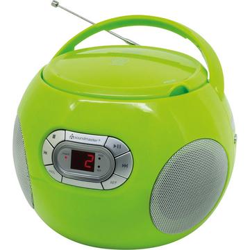 portabler radio/cd-player scd2120gr grün