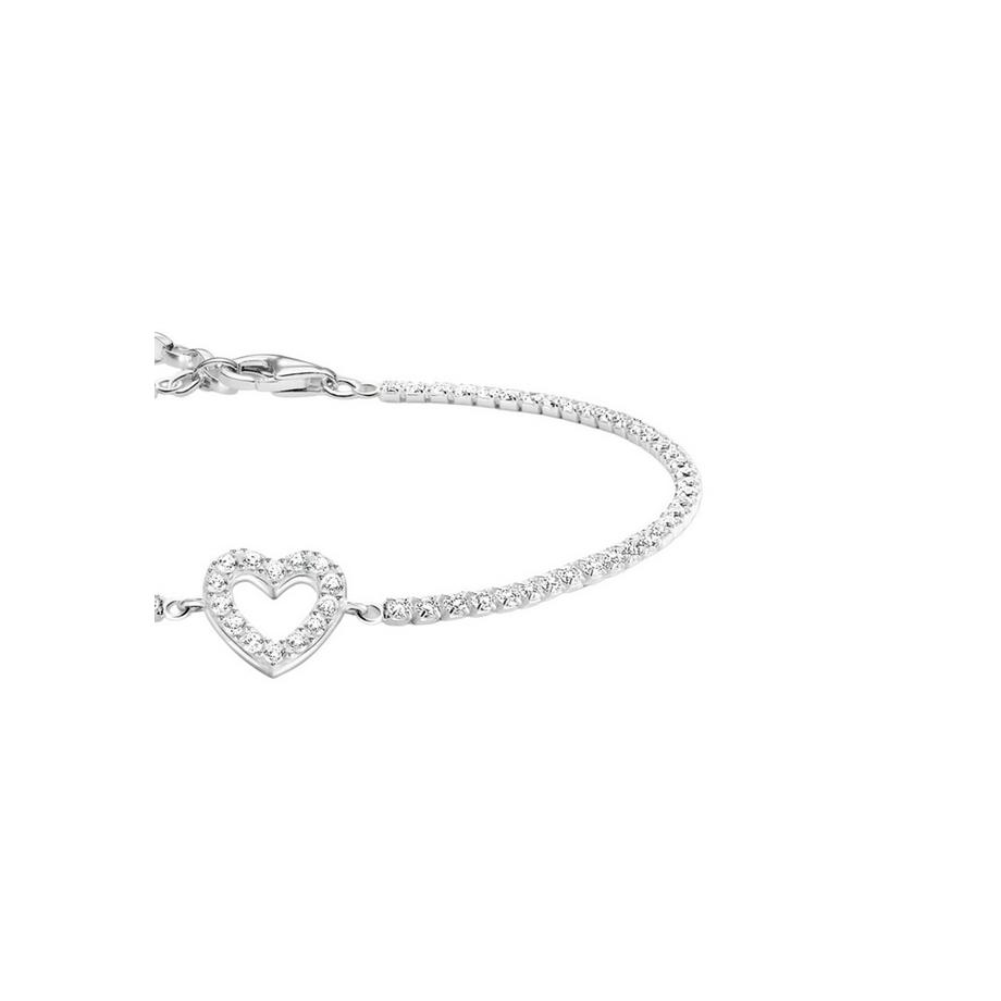 Thomas Sabo  s Tennisarmband Herz mit Steinen 