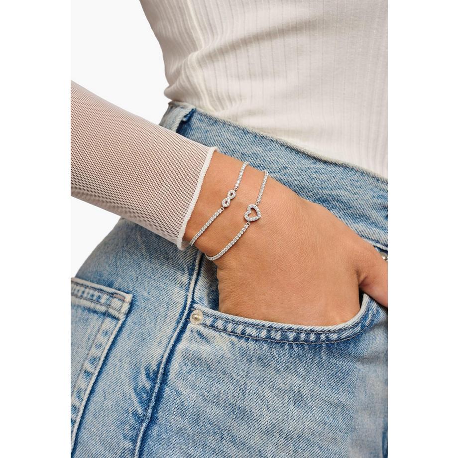 Thomas Sabo  s Tennisarmband Herz mit Steinen 