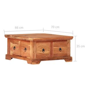 VidaXL Table basse bois d'acacia  