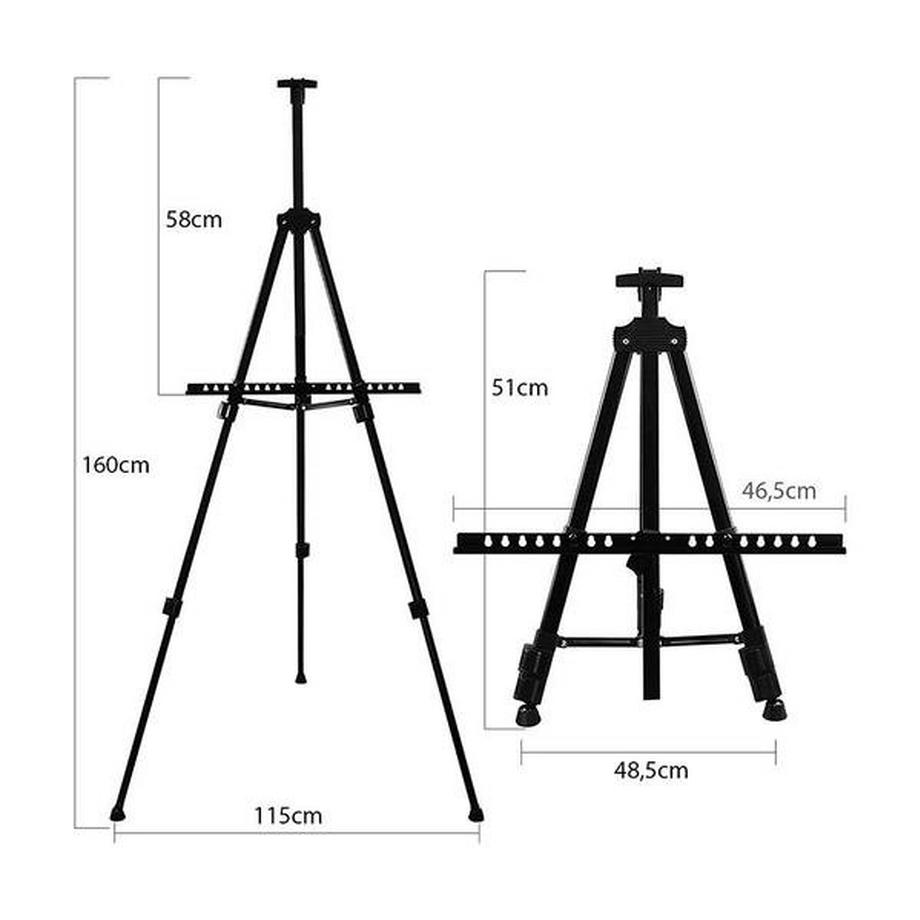 eStore  Staffelei aus Aluminium - verstellbar 