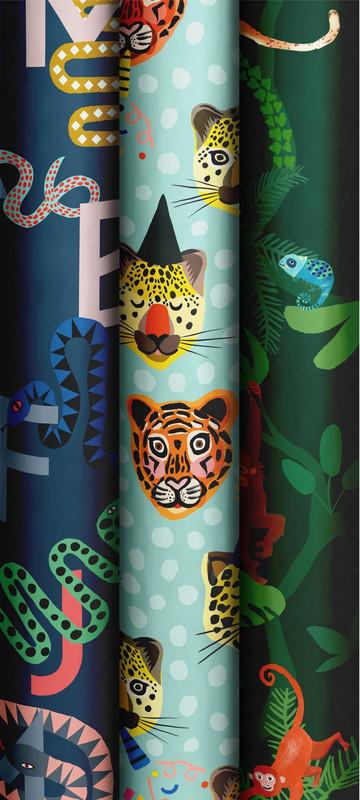 STEWO INTERNATIONAL STEWO Geschenkpapier Jungle Boys 2528149899 70x200cm FSC  