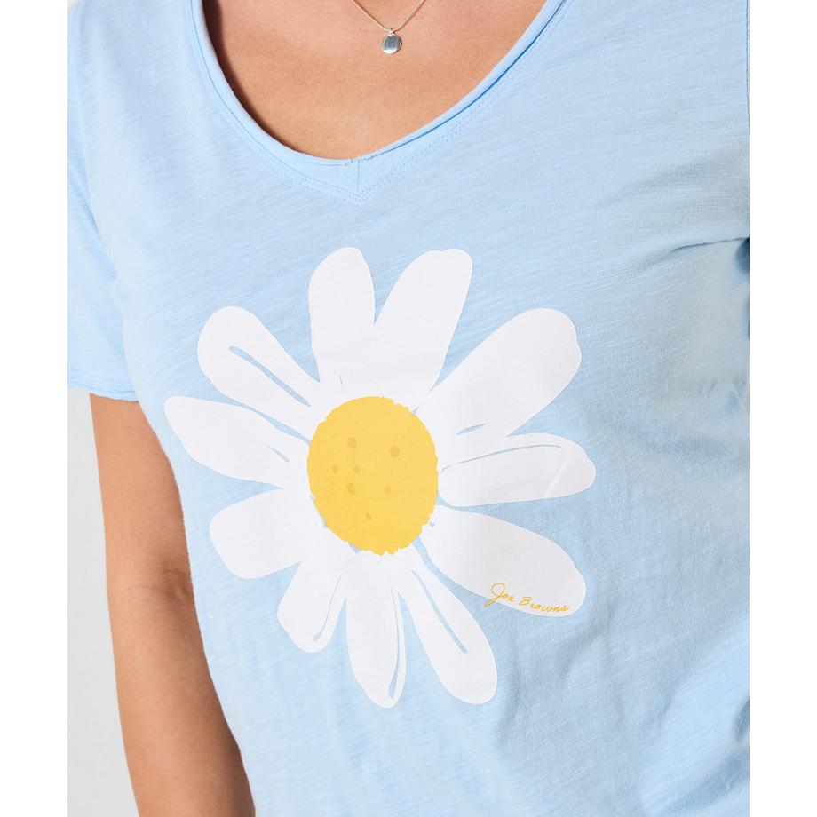 Joe Browns Retro Gänseblümchen Motiv T-Shirt  