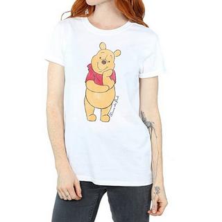 Winnie the Pooh T-Shirt Stampata Vestibilità Morbida  