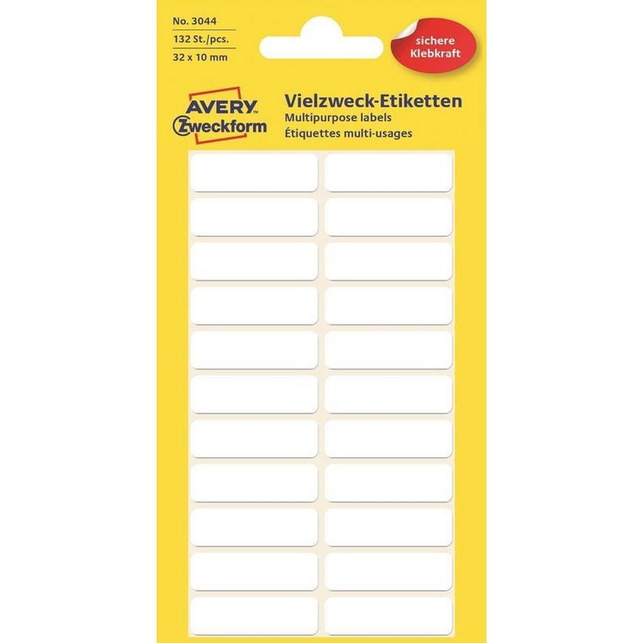 AVERY ZWECKFORM Etiketten 32×10mm, 120 Stück