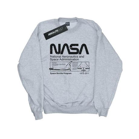 Nasa  Classic Space Shuttle Sweatshirt 