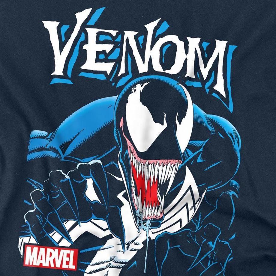 Venom T-Shirt Manches Longues avec Imprimé  