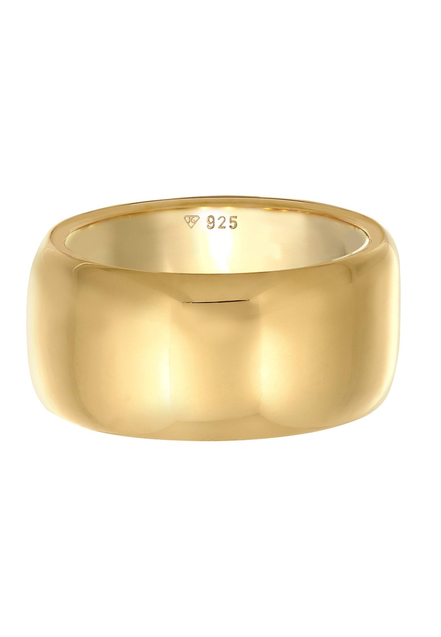 Elli  Ring Breit Schlicht Bandring Trend 