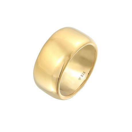 Elli  Ring Breit Schlicht Bandring Trend 