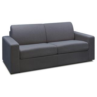 Vente-unique Canapé 3 places convertible express en tissu gris anthracite COGLIO  