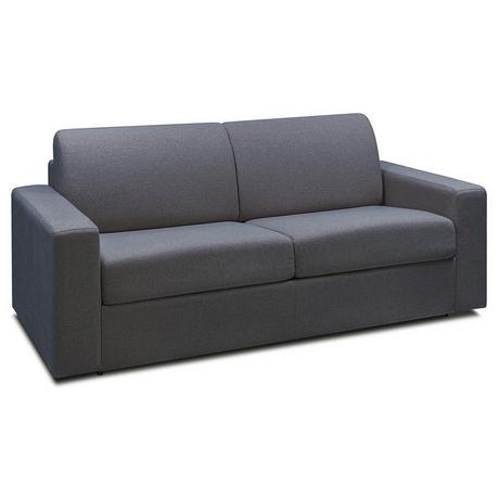 Vente-unique Canapé 3 places convertible express en tissu gris anthracite COGLIO  