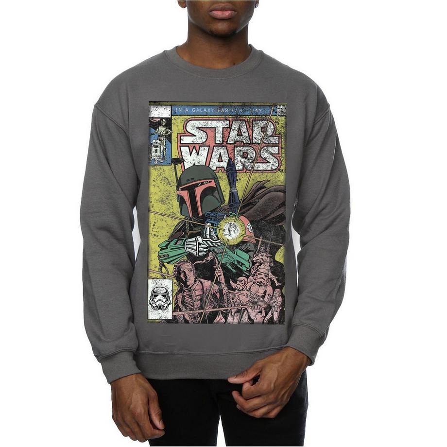 STAR WARS Star Wars Boba Fett Comic Cover Sweatshirt  
