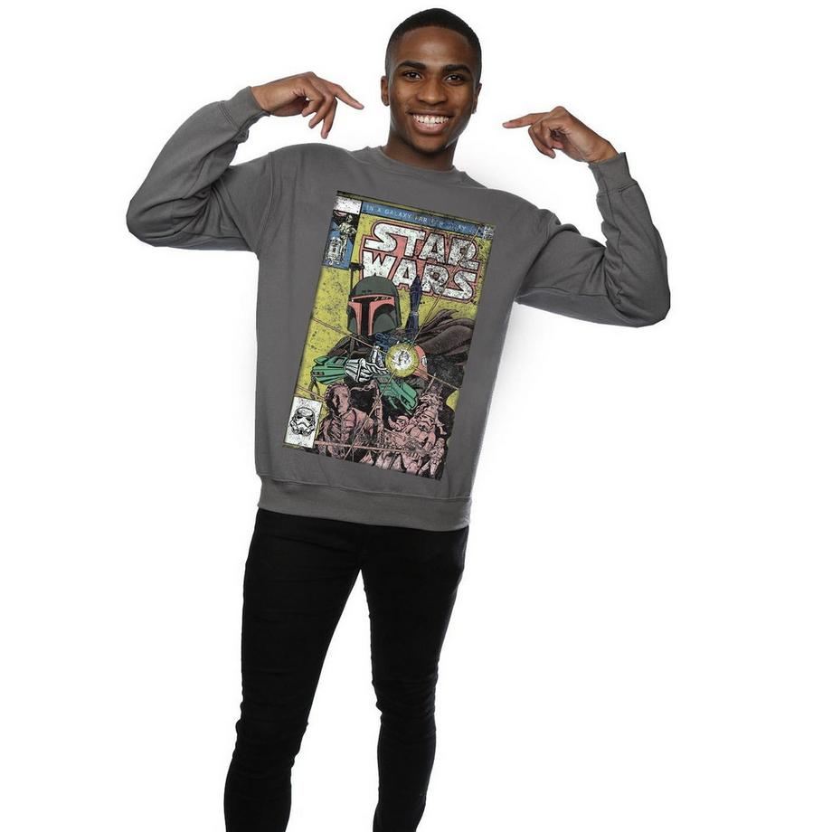 STAR WARS Star Wars Boba Fett Comic Cover Sweatshirt  