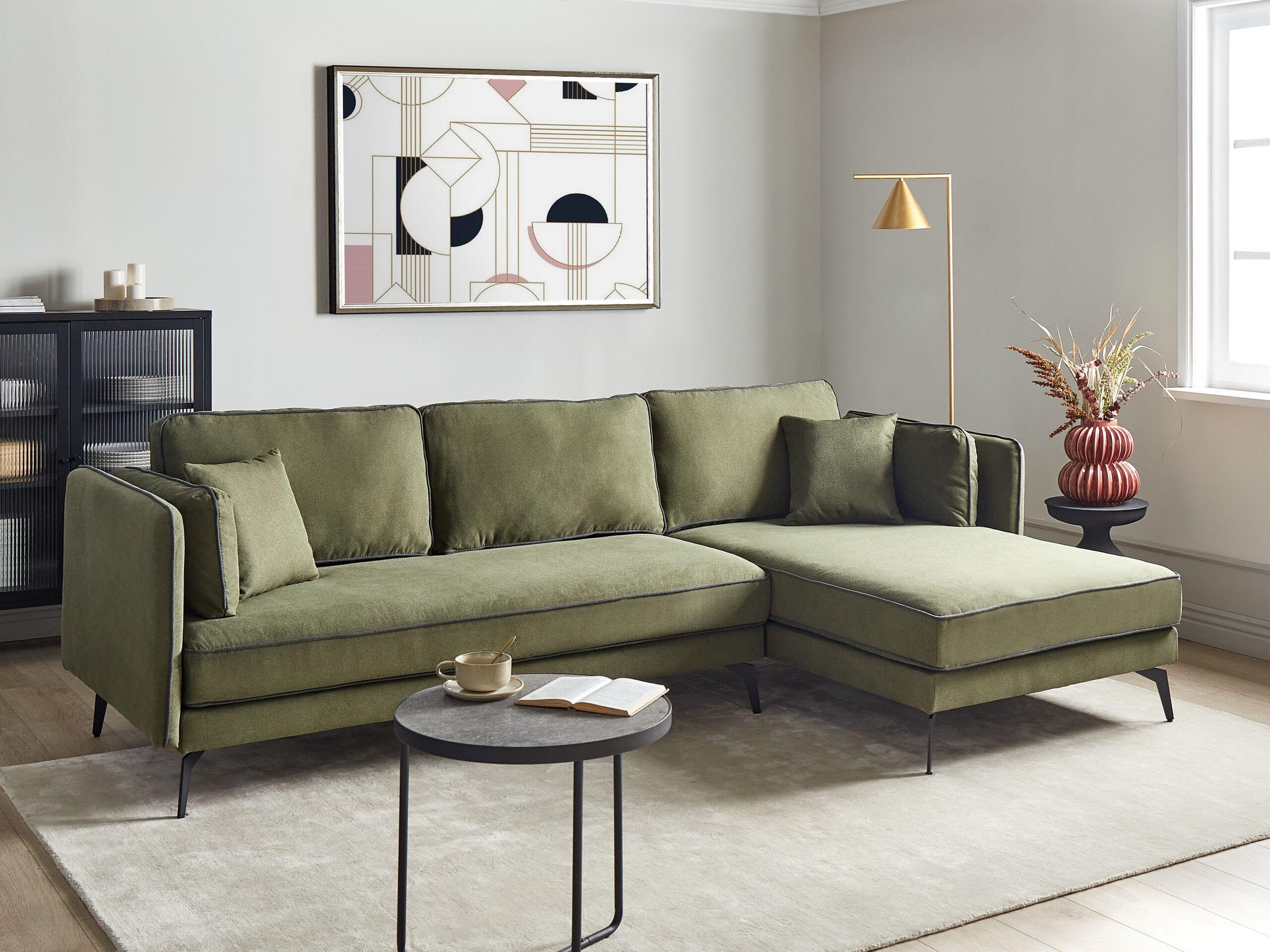 Beliani Ecksofa aus Polyester Modern ALTAN  