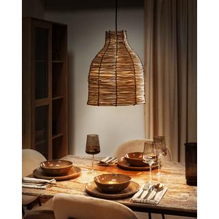 Beliani Lampe suspension en Herbier marin Boho KELAKAS  