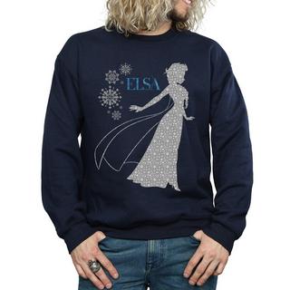 Disney Frozen Elsa Fiocco di Neve Stampa Felpa  
