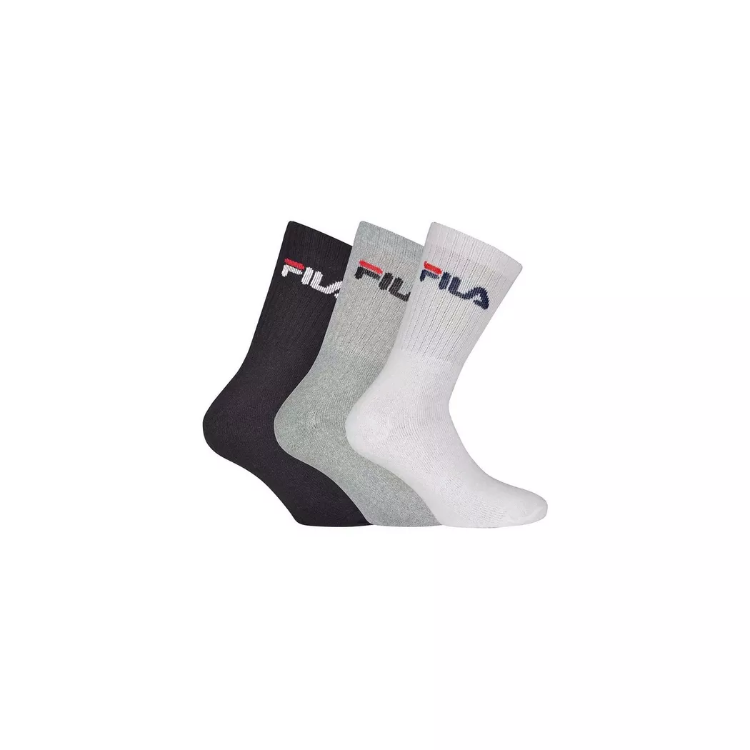 Fila Tennissocken "UNISEX CREW TENNIS FULL TERRY SOCKS" 3 Paar tlg. mit verstärkten Belastungszonen