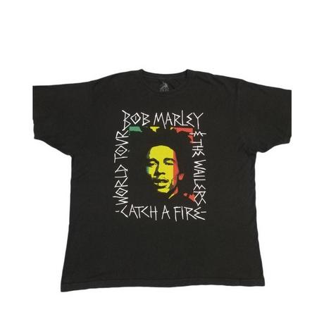 Bob Marley T-Shirt Rasta Scratch  