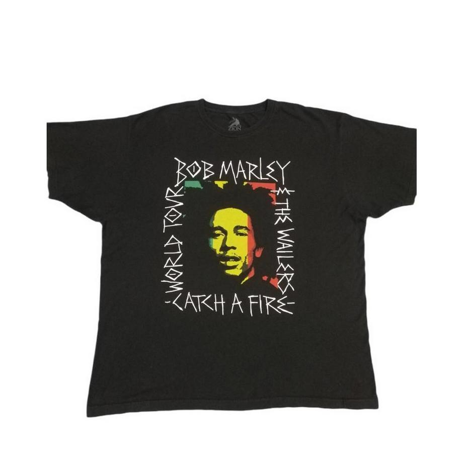 Bob Marley Rasta Scratch T-Shirt  