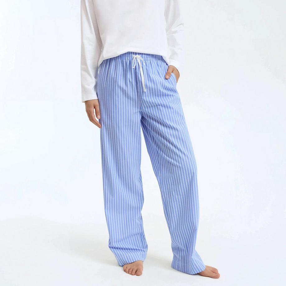 La Redoute Collections Pantalon de pyjama rayé en pur coton  