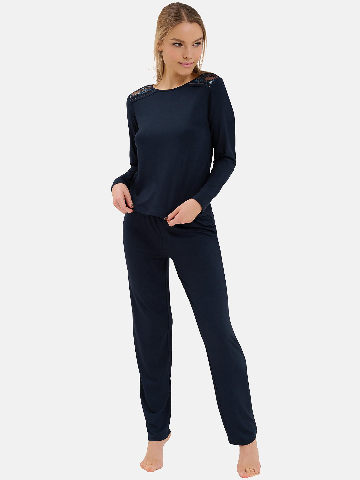 Lisca  Pyjama tenue d'intérieur pantalon top manches longues Mirabelle 