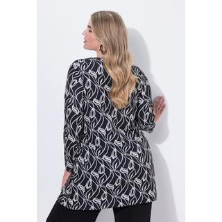 Ulla Popken Maglia lunga A-line scollo rettangolare maniche lunghe  