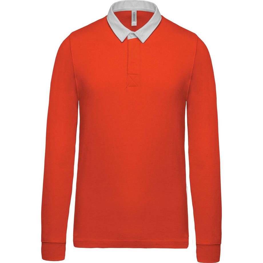 Kariban Polo Rugby Maniche Lunghe  