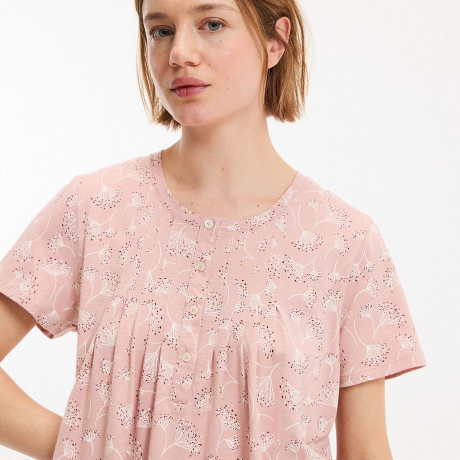 La Redoute Collections Camicia da notte maniche corte stampata  