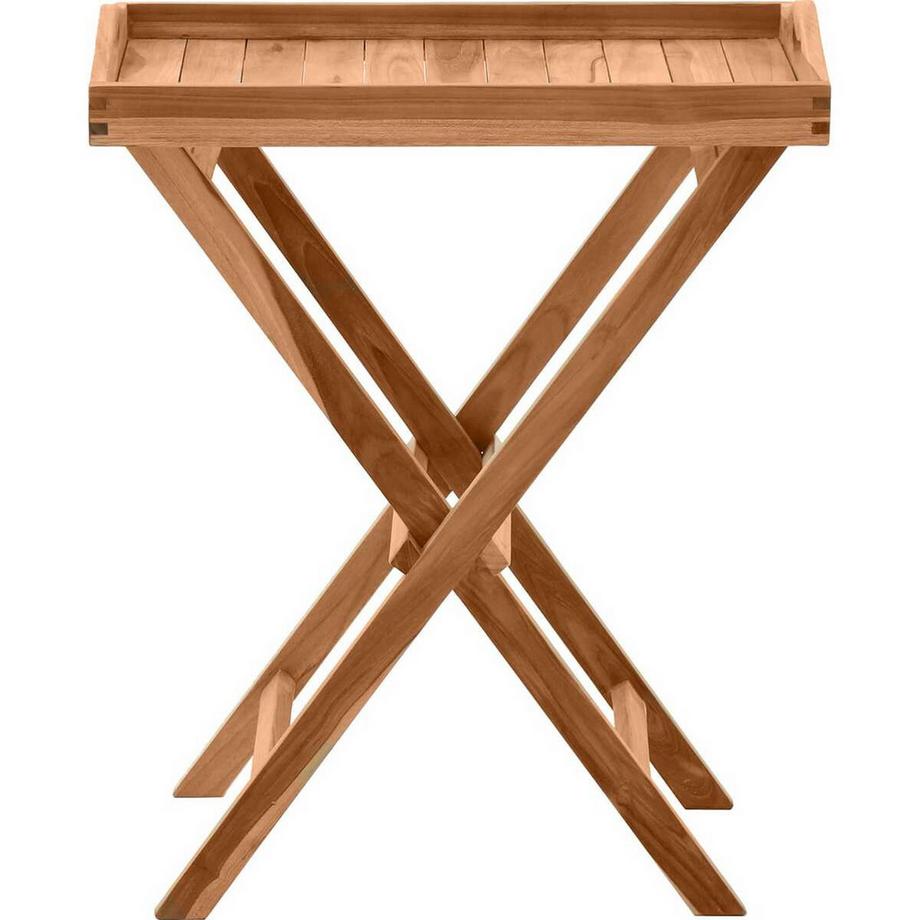 mutoni Garten-Serviertisch Vantia Teak natur 60x40  