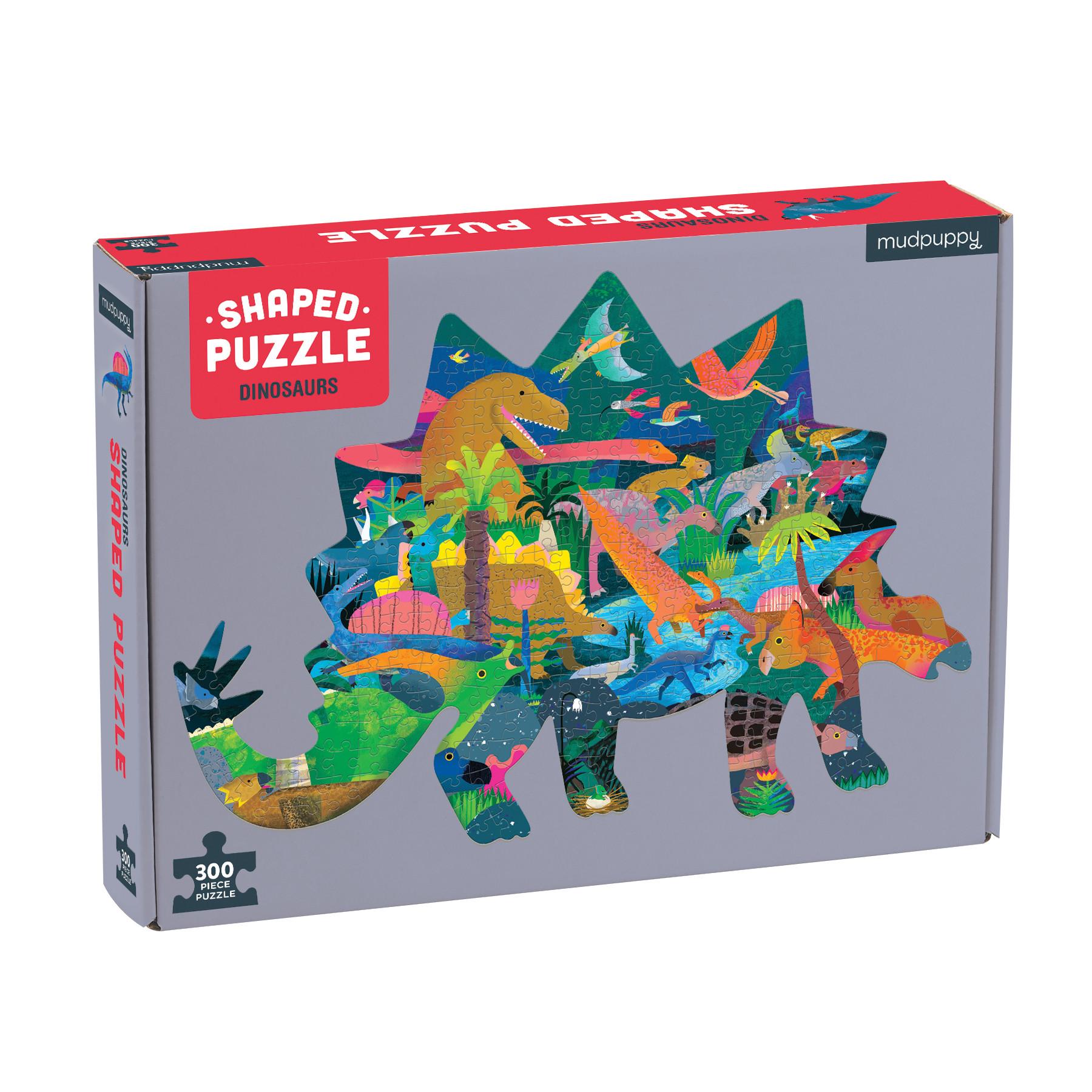 mudpuppy  Shaped Puzzle 300 Teile, Dinosaurier, Mudpuppy 