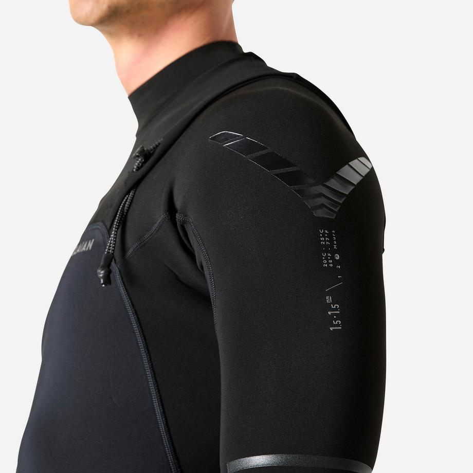 DECATHLON  Shorty-Neoprenanzug Kurzarm Surfen 1,5 mm ohne RV , 900 