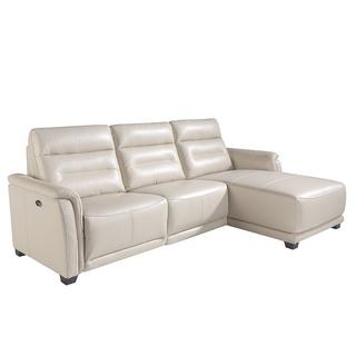 ANGEL CERDA Divano chaise longue in pelle e relax  