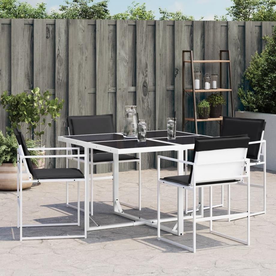 VidaXL Gartenstuhl stahl  
