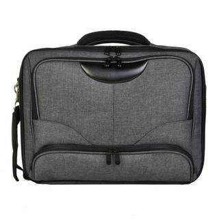Dermata Lederwaren Porte-documents pour ordinateur portable en polycanvas gris  