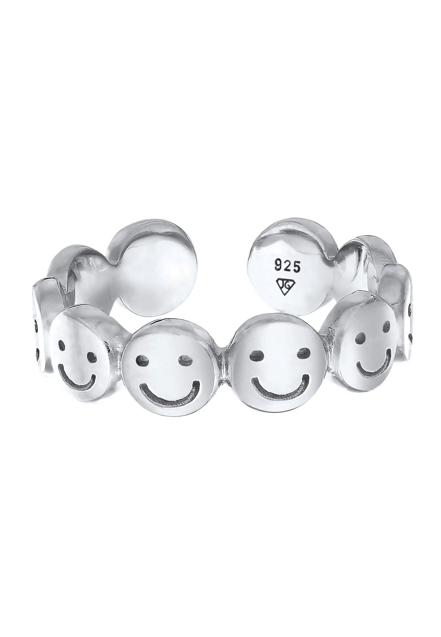 Elli  Ring Bandring Mit Smile-Motif Offen 