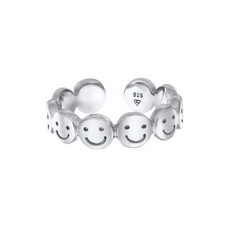 Elli  Ring Bandring Mit Smile-Motif Offen 