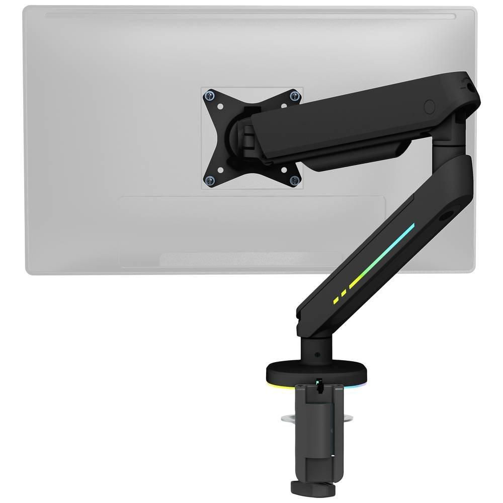 DELTACO GAMING  RGB-Gaming-Monitorhalterung für 17-32 Monitore, max. 9kg 
