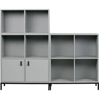 mutoni Schrank Case Two Open betongrau  