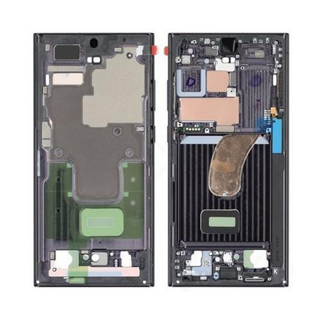 SAMSUNG  Samsung Galaxy S23 Ultra S918 LCD-Rahmen – Phantomschwarz 