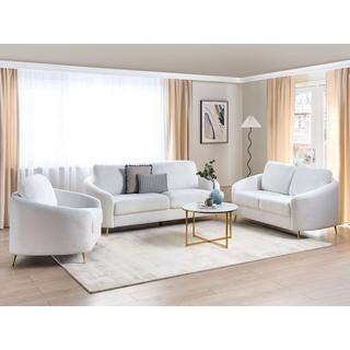 Beliani 3 Sitzer Sofa aus Bouclé Klassisch TROSA  