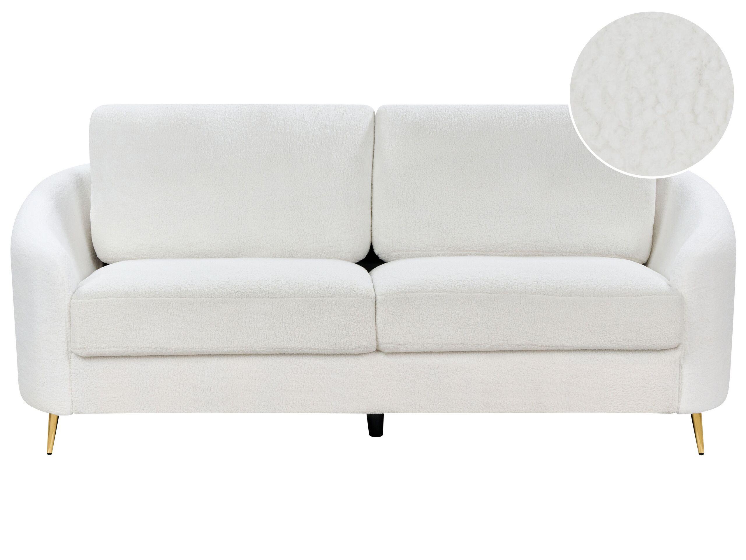 Beliani 3 Sitzer Sofa aus Bouclé Klassisch TROSA  